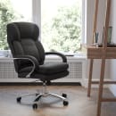 Flash Furniture GO-2078-GG Swivel Big & Tall Office Chair w/ High Back - Black Polyester Upholstery thumbnail 9