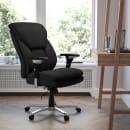 Flash Furniture GO-2085-GG Swivel Big & Tall Office Chair w/ High Back - Black Polyester Upholstery thumbnail 9