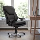 Flash Furniture GO-2085-LEA-GG Swivel Big & Tall Office Chair w/ High Back - Black LeatherSoft Upholstery thumbnail 9