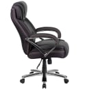 Flash Furniture GO-2092M-1-BK-GG Swivel Big & Tall Office Chair w/ High Back - Black LeatherSoft Upholstery thumbnail 3