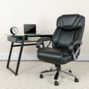 Flash Furniture GO-2092M-1-BK-GG Swivel Big & Tall Office Chair w/ High Back - Black LeatherSoft Upholstery thumbnail 9