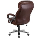 Flash Furniture GO-2092M-1-BN-GG Swivel Big & Tall Office Chair w/ High Back - Brown LeatherSoft Upholstery thumbnail 4