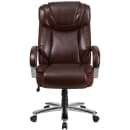 Flash Furniture GO-2092M-1-BN-GG Swivel Big & Tall Office Chair w/ High Back - Brown LeatherSoft Upholstery thumbnail 5