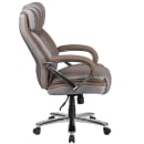 Flash Furniture GO-2092M-1-TP-GG Swivel Big & Tall Office Chair w/ High Back - Taupe LeatherSoft Upholstery thumbnail 3