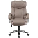 Flash Furniture GO-2092M-1-TP-GG Swivel Big & Tall Office Chair w/ High Back - Taupe LeatherSoft Upholstery thumbnail 5