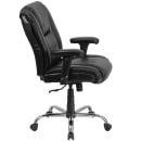 Flash Furniture GO-2132-LEA-GG Swivel Big & Tall Office Chair w/ Mid Back - Black LeatherSoft Upholstery thumbnail 3