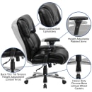 Flash Furniture GO-2149-LEA-GG Swivel Big & Tall Office Chair w/ High Back - Black LeatherSoft Upholstery thumbnail 6