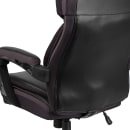 Flash Furniture GO-2223-BK-GG Swivel Big & Tall Office Chair w/ High Back - Black LeatherSoft Upholstery thumbnail 8