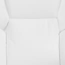 Flash Furniture GO-2236M-WH-GG Swivel Office Chair w/ Mid Back - White LeatherSoft Upholstery thumbnail 10