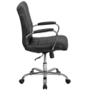 Flash Furniture GO-2240-BK-GG Swivel Office Chair w/ Mid Back - Black Vinyl Upholstery thumbnail 3