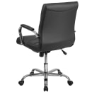 Flash Furniture GO-2240-BK-GG Swivel Office Chair w/ Mid Back - Black Vinyl Upholstery thumbnail 4