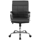 Flash Furniture GO-2240-BK-GG Swivel Office Chair w/ Mid Back - Black Vinyl Upholstery thumbnail 5