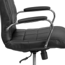 Flash Furniture GO-2240-BK-GG Swivel Office Chair w/ Mid Back - Black Vinyl Upholstery thumbnail 8
