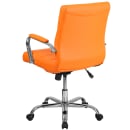 Flash Furniture GO-2240-ORG-GG Swivel Office Chair w/ Mid Back - Orange Vinyl Upholstery thumbnail 4