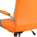 Flash Furniture GO-2240-ORG-GG Swivel Office Chair w/ Mid Back - Orange Vinyl Upholstery thumbnail 8