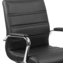Flash Furniture GO-2286M-BK-GG Swivel Office Chair w/ Mid Back - Black LeatherSoft Upholstery thumbnail 7