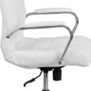 Flash Furniture GO-2286M-WH-GG Swivel Office Chair w/ Mid Back - White LeatherSoft Upholstery thumbnail 8