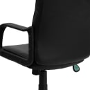 Flash Furniture GO-228S-BK-LEA-GG Swivel Office Chair w/ Mid Back - Black LeatherSoft Upholstery thumbnail 8