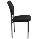 Flash Furniture GO-515-2-GG Stacking Side Chair - Black Mesh Back & Seat, Black Steel Frame thumbnail 3