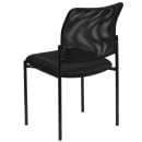 Flash Furniture GO-515-2-GG Stacking Side Chair - Black Mesh Back & Seat, Black Steel Frame thumbnail 4