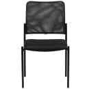 Flash Furniture GO-515-2-GG Stacking Side Chair - Black Mesh Back & Seat, Black Steel Frame thumbnail 5