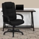 Flash Furniture GO-5301B-BK-GG Swivel Office Chair w/ High Back - Black Fabric Upholstery thumbnail 9