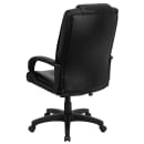 Flash Furniture GO-5301B-BK-LEA-GG Swivel Office Chair w/ High Back - Black LeatherSoft Upholstery thumbnail 4