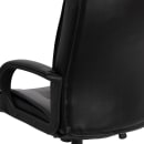 Flash Furniture GO-5301B-BK-LEA-GG Swivel Office Chair w/ High Back - Black LeatherSoft Upholstery thumbnail 8