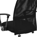 Flash Furniture GO-6057-GG Swivel Office Chair w/ Mid Back - Black Mesh Back & Seat thumbnail 8