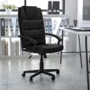 Flash Furniture GO-7102-GG Swivel Office Chair w/ High Back - Black LeatherSoft Upholstery thumbnail 5
