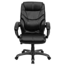 Flash Furniture GO-724H-BK-LEA-GG Swivel Office Chair w/ High Back - Black LeatherSoft Upholstery thumbnail 5