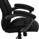 Flash Furniture GO-725-BK-GG Swivel Office Chair w/ High Back - Black Microfiber Upholstery thumbnail 8