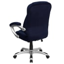 Flash Furniture GO-725-NVY-GG Swivel Office Chair w/ High Back - Navy Blue Microfiber Upholstery thumbnail 3