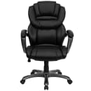 Flash Furniture GO-901-BK-GG Swivel Office Chair w/ High Back - Black LeatherSoft Upholstery thumbnail 5