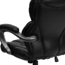 Flash Furniture GO-901-BK-GG Swivel Office Chair w/ High Back - Black LeatherSoft Upholstery thumbnail 8