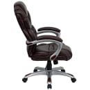 Flash Furniture GO-901-BN-GG Swivel Office Chair w/ High Back - Brown LeatherSoft Upholstery thumbnail 2