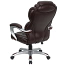 Flash Furniture GO-901-BN-GG Swivel Office Chair w/ High Back - Brown LeatherSoft Upholstery thumbnail 3