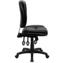 Flash Furniture GO-930F-BK-LEA-GG Swivel Office Chair w/ Mid Back - Black LeatherSoft Upholstery thumbnail 3