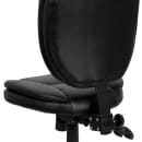 Flash Furniture GO-930F-BK-LEA-GG Swivel Office Chair w/ Mid Back - Black LeatherSoft Upholstery thumbnail 8