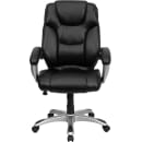 Flash Furniture GO-931H-BK-GG Swivel Office Chair w/ High Back - Black LeatherSoft Upholstery thumbnail 4