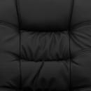 Flash Furniture GO-937M-BK-LEA-GG Swivel Office Chair w/ Mid Back - Black LeatherSoft Upholstery thumbnail 10