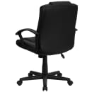 Flash Furniture GO-937M-BK-LEA-GG Swivel Office Chair w/ Mid Back - Black LeatherSoft Upholstery thumbnail 4