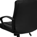 Flash Furniture GO-937M-BK-LEA-GG Swivel Office Chair w/ Mid Back - Black LeatherSoft Upholstery thumbnail 8