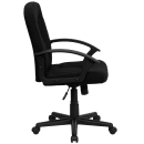 Flash Furniture GO-ST-6-BK-GG Swivel Office Chair w/ Mid Back - Black Fabric Upholstery thumbnail 3