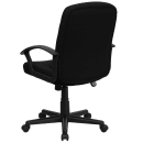 Flash Furniture GO-ST-6-BK-GG Swivel Office Chair w/ Mid Back - Black Fabric Upholstery thumbnail 4