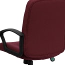 Flash Furniture GO-ST-6-BY-GG Swivel Office Chair w/ Mid Back - Burgundy Fabric Upholstery thumbnail 8