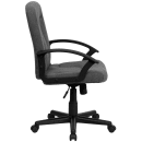 Flash Furniture GO-ST-6-GY-GG Swivel Office Chair w/ Mid Back - Gray Fabric Upholstery thumbnail 3