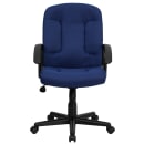 Flash Furniture GO-ST-6-NVY-GG Swivel Office Chair w/ Mid Back - Navy Blue Polyester Upholstery thumbnail 5