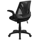 Flash Furniture GO-WY-82-GG Swivel Office Chair w/ Mid Back - Black Mesh Back & Seat thumbnail 4
