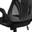 Flash Furniture GO-WY-82-GG Swivel Office Chair w/ Mid Back - Black Mesh Back & Seat thumbnail 8